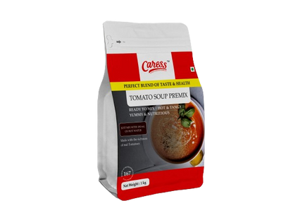 Caress Foods Instant Tomato Soup Premix | Powder form | Healthy & Tasty| Pack of 1 kg