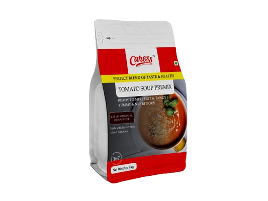 Caress Foods Instant Tomato Soup Premix | Powder form | Healthy & Tasty| Pack of 1 kg